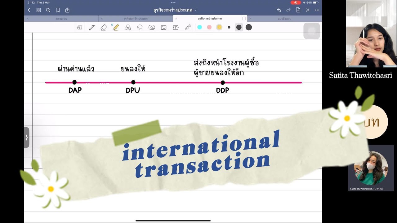 ติวกฎหมายการค้าระหว่างประเทศ | Incoterms, พ.ร.บ.รับขนทางทะเล, CISG