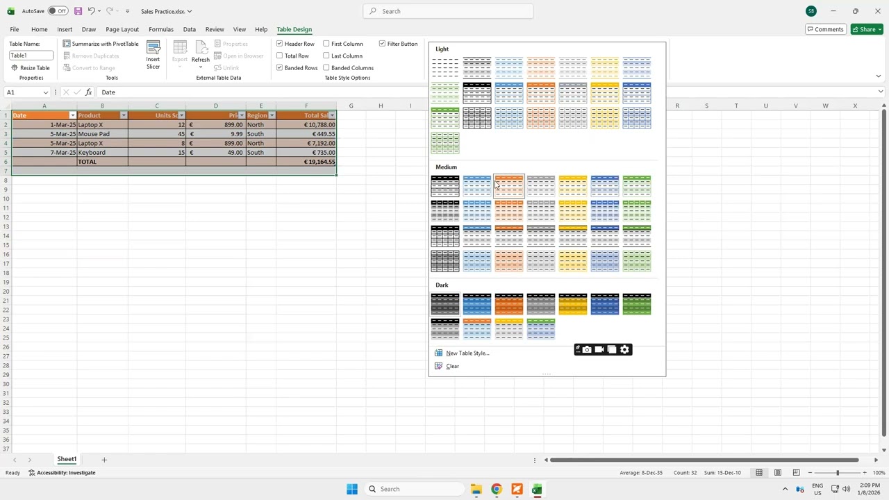 Microsoft Excel For Begineers -Lecture 3