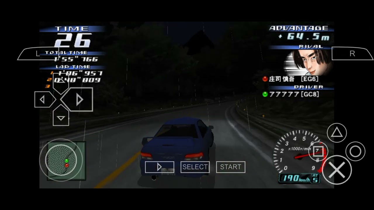 Bunta Fujiwara vs Shingo Shoji (Initial D Street Stage)