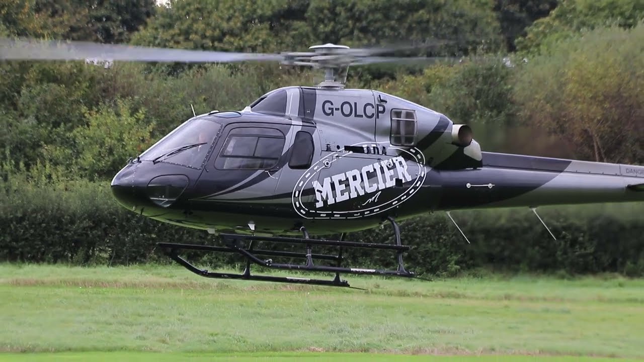 Airbus AS355 G-OLCP Doing a Mercier photoshoot at Barton Aerodrome #helicopter #aviationphotography