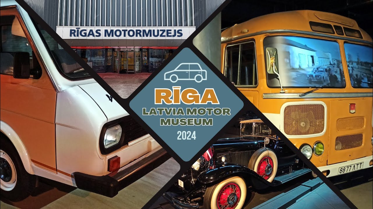 Рижский Мотор-музей Латвия 2024 🚗 🏎️ 🏍️ 🚙 🚚 🛵