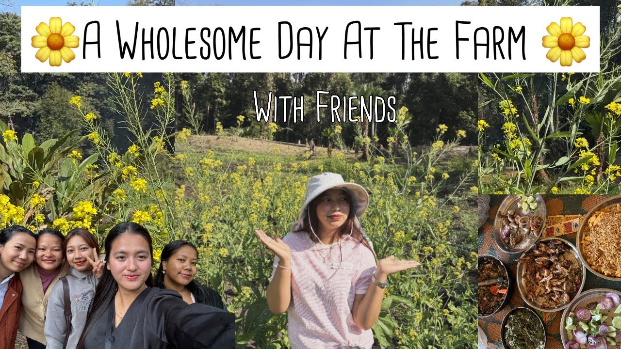 Went to my friend's farm🌾👒|cooked together and enjoyed a lot!🌼| Arunachal Pradesh 