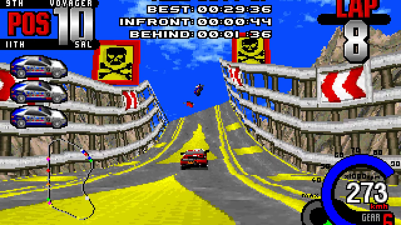 Fatal Racing (aka Whiplash) PC MS-DOS Gameplay