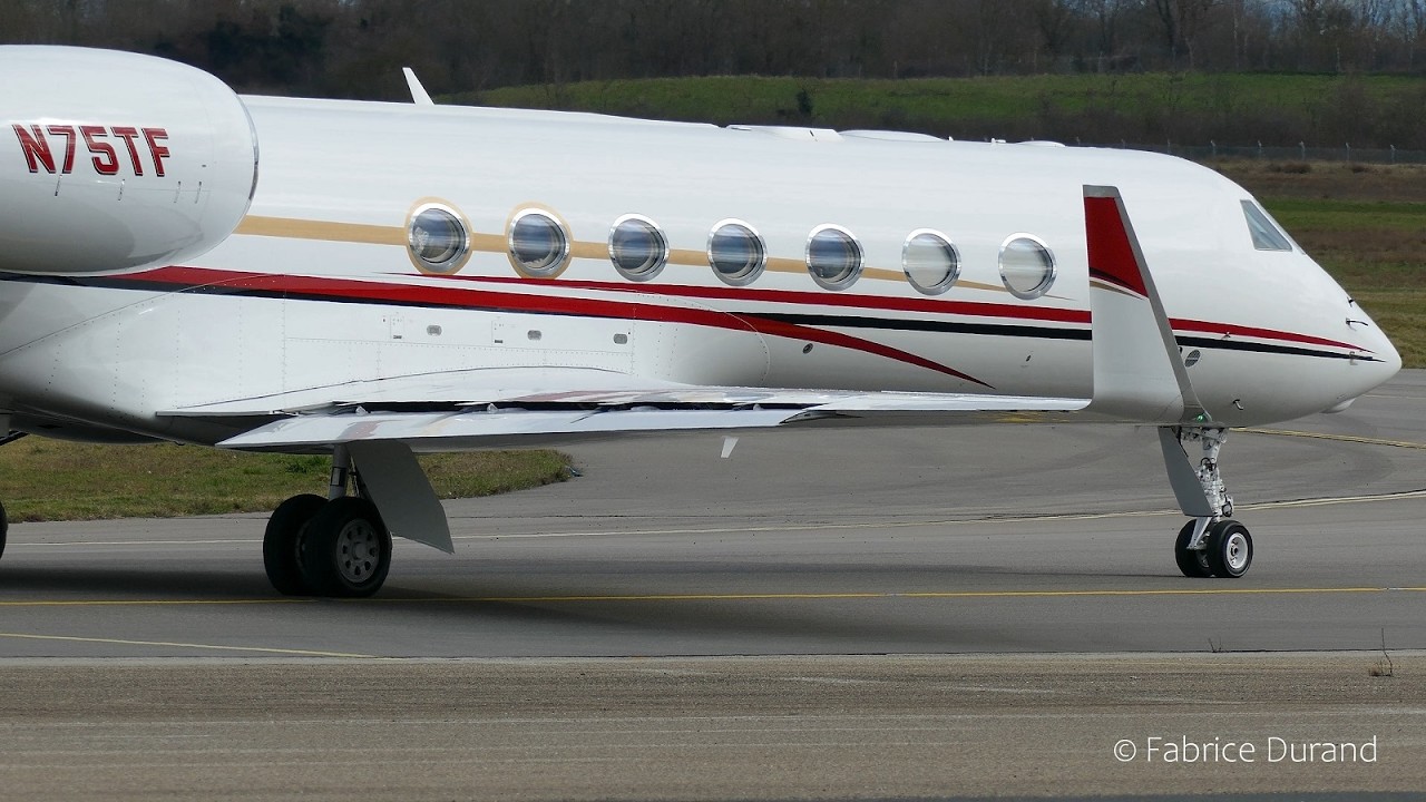 N75TF - Gulfstream G550 | Lyon Saint-Exupéry Airport [LYS/LFLL]