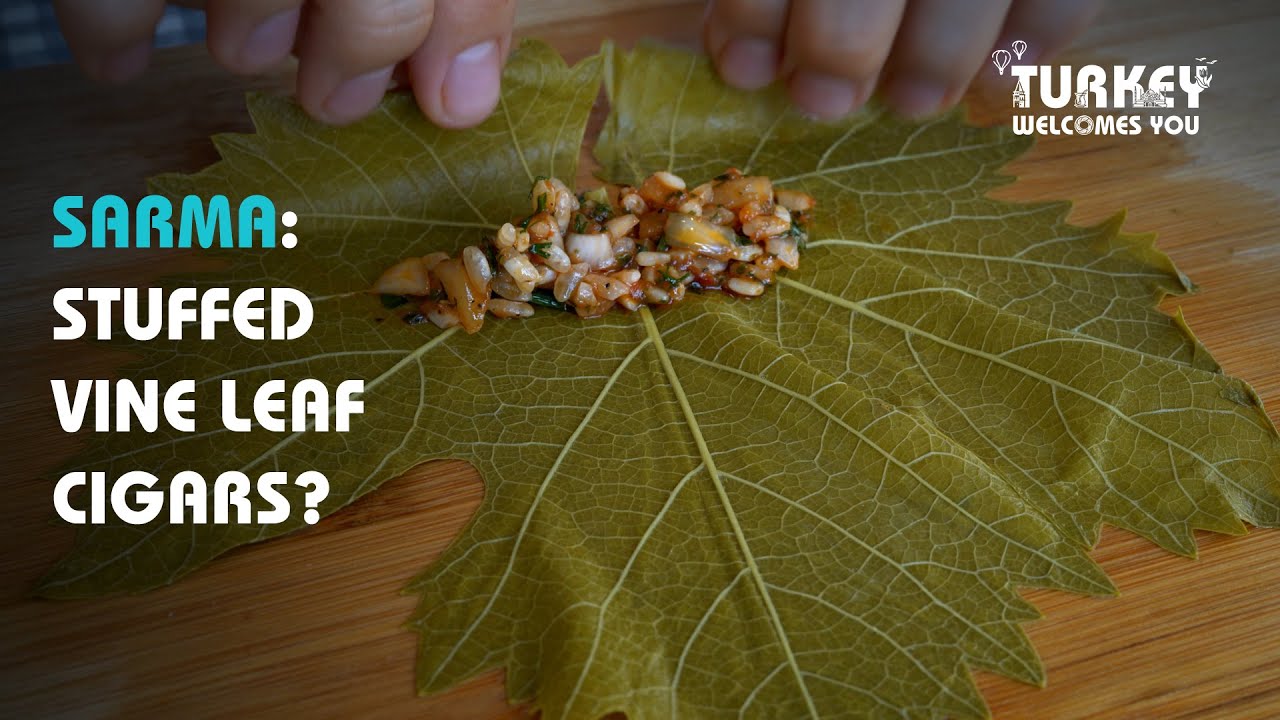 Sarma: Turkish Stuffed Grape Leaves | Turkish Food | Turkish Recipes | Sarma Recipe