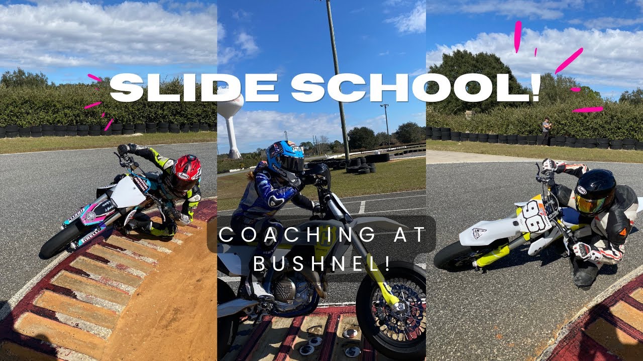 Supermoto Slide School at Bushnell Motorsports Park!