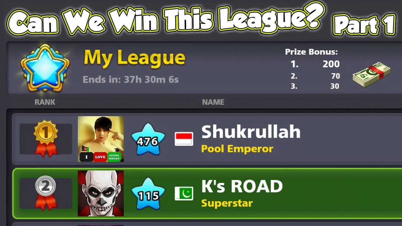 What Happens When Level 476 Appears while You are TOPPING DIAMOND LEAGUE - Part 1 of 3 - 8 Ball Pool