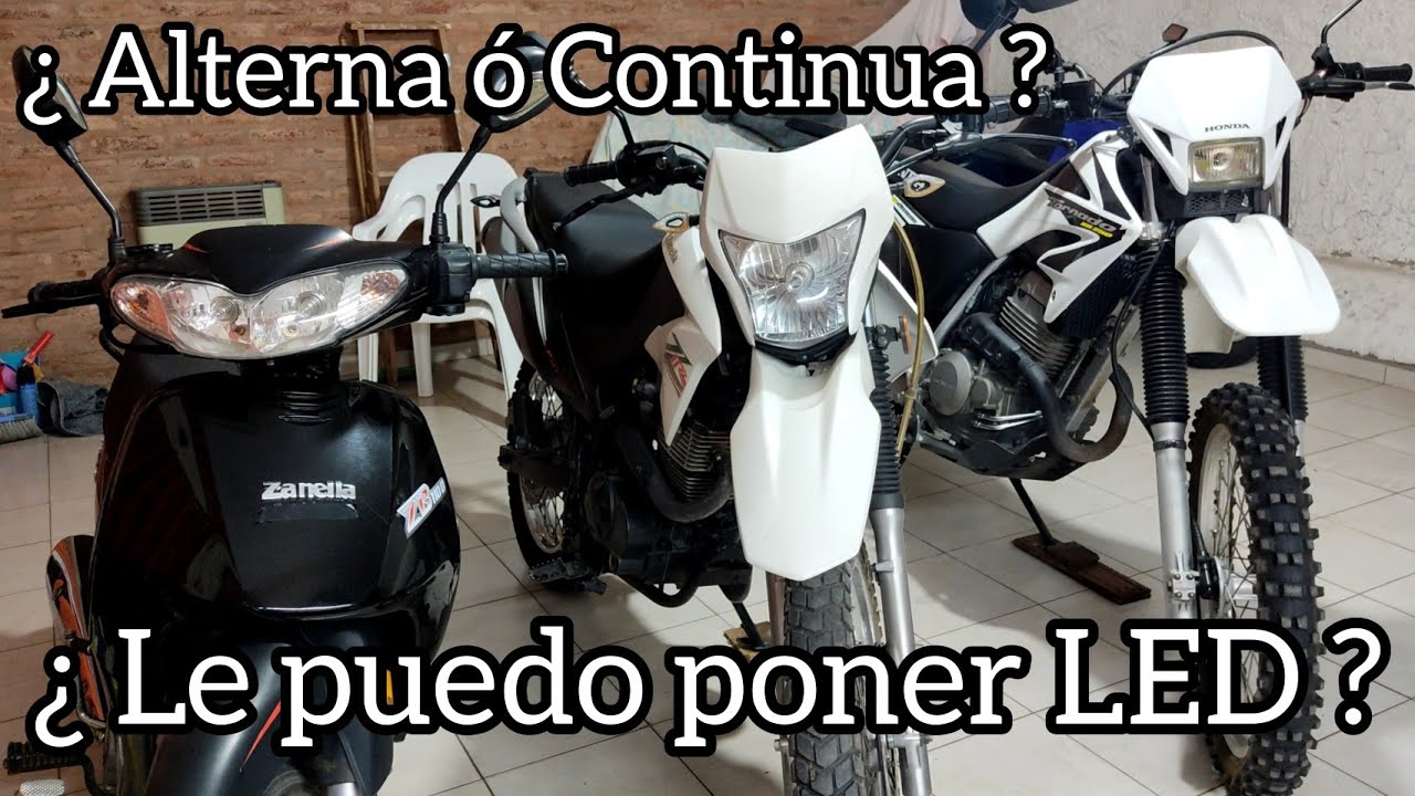 ¿ Mí moto es de corriente alterna o continua ? ¿ Le puedo poner LED ? XR 125 XR 150 XR 250 TORNADO
