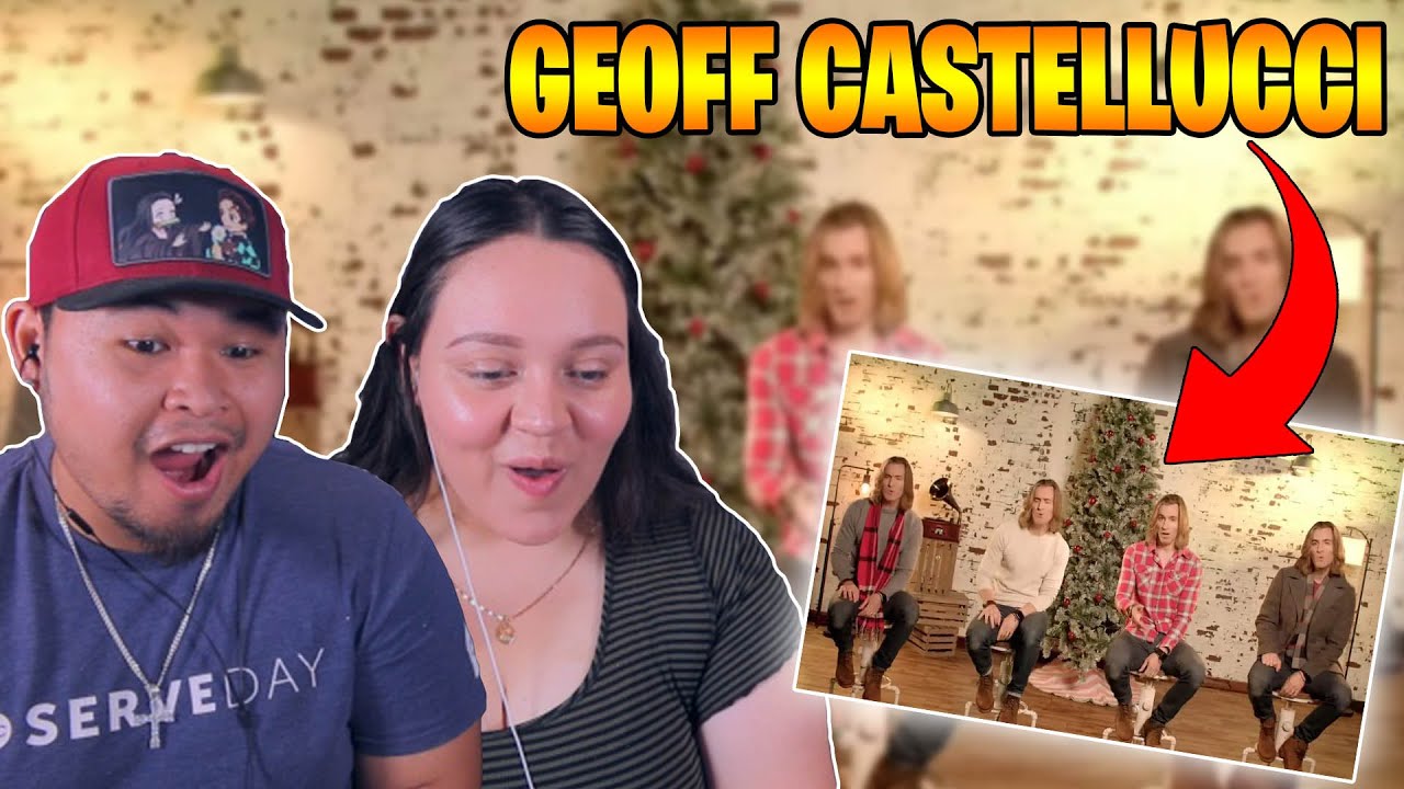 Geoff Castellucci - " White Christmas" LOW BASS COVER! | MUSICAL REACTION!