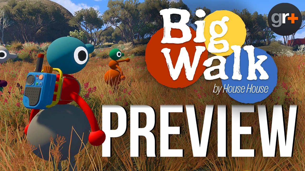 This walking-talking co-op jaunt is a wholesome bonding experience | Big Walk Preview