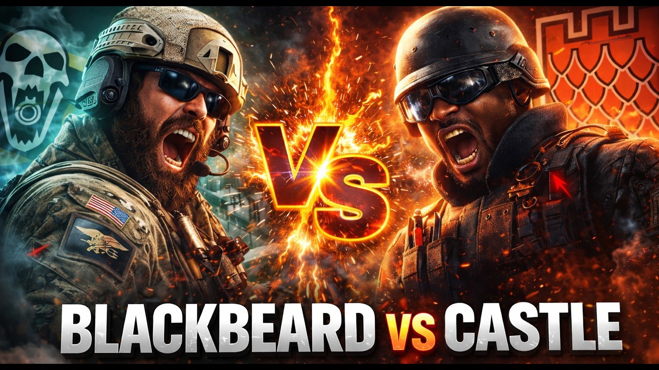 BLACKBEARD vs CASTLE – Wer gewinnt dieses 1v1?! 🔥| Rainbow 6 Siege