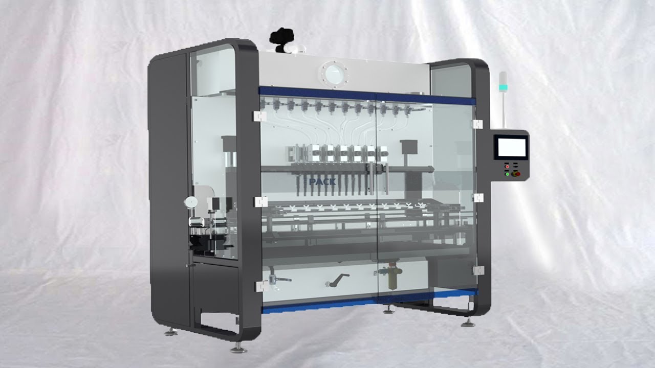 Agrochemical Filling MC Linear Type Liquid Solution Filler Equip M&aacute;quina de llenado soluci&oacute;n qu&iacute;mica