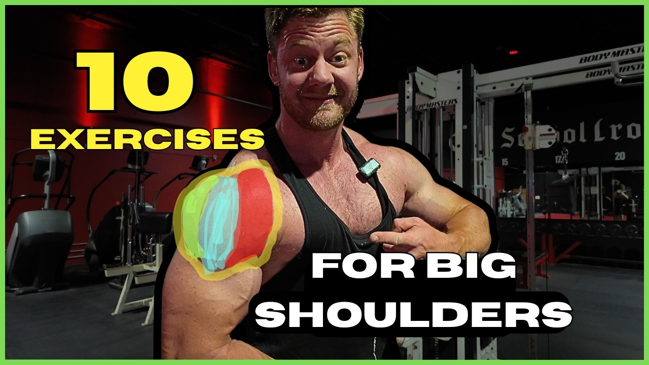 10 Shoulder Exercises for Bigger 3D Delts (Front, Side & Rear)