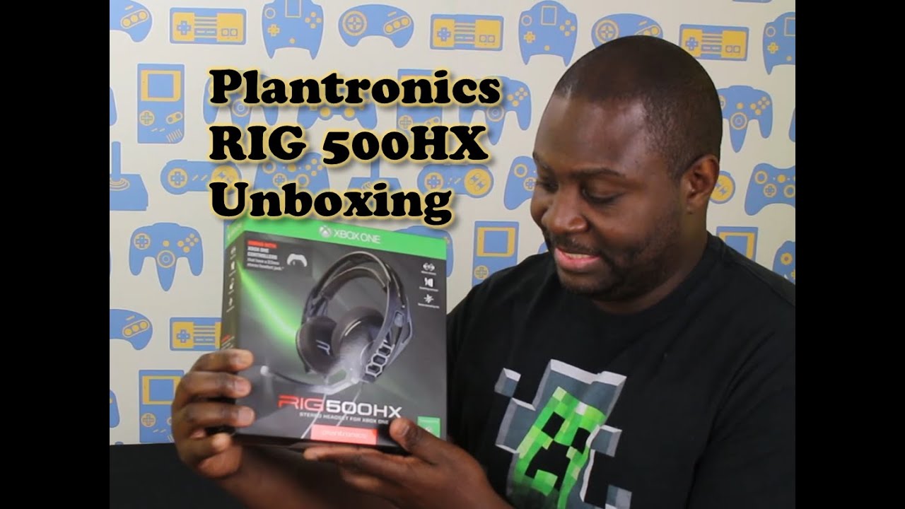 Plantronics RIG 500HX Unboxing