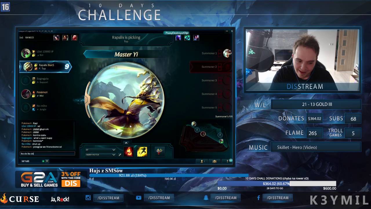 Shoty! - Disstream 10 dni do Challengera - Dzień 3