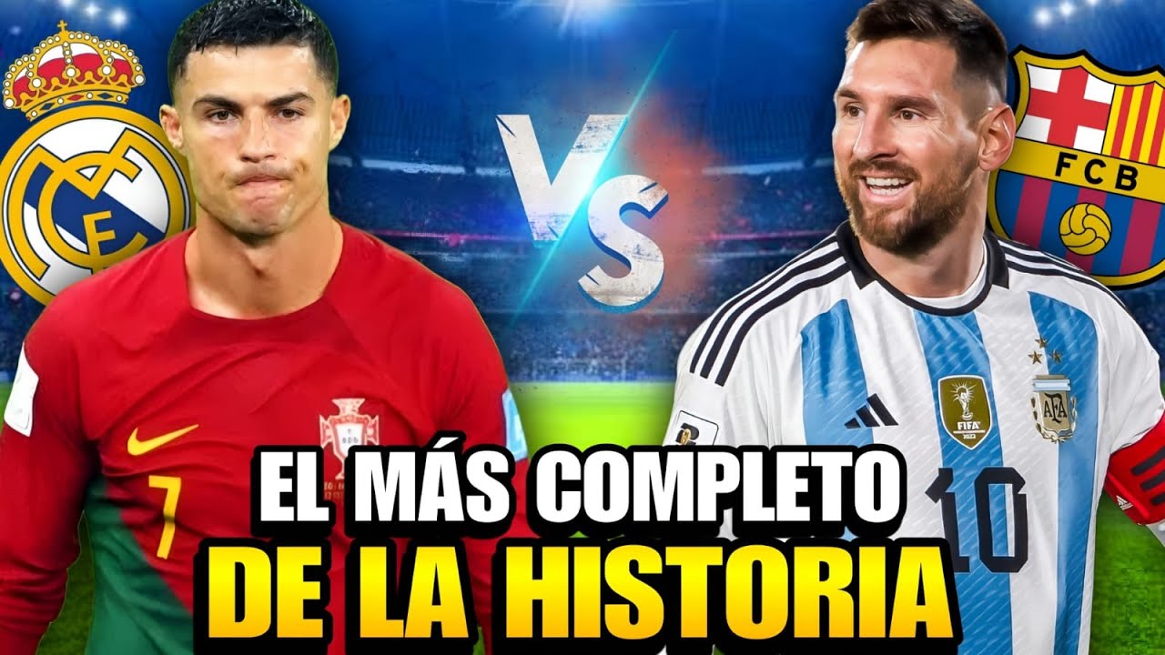 🚨 TODAS las RAZONES por las que MESSI es más COMPLETO que CRISTIANO RONALDO 💥 Análisis estadístico