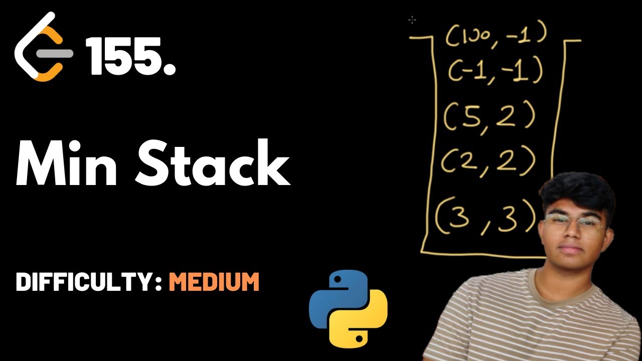 Мин. стек | LeetCode 155 | Теория + код Python