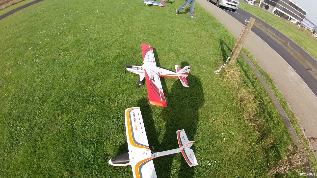 RC Brothers Switzerland fly the aeroscout.