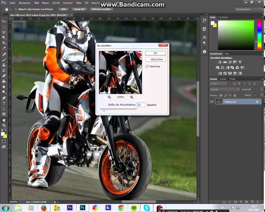 Adobe Photoshop Tutorial | Verpixeln (Gesichter, Kennzeichen, etc) [Deutsch/HD]