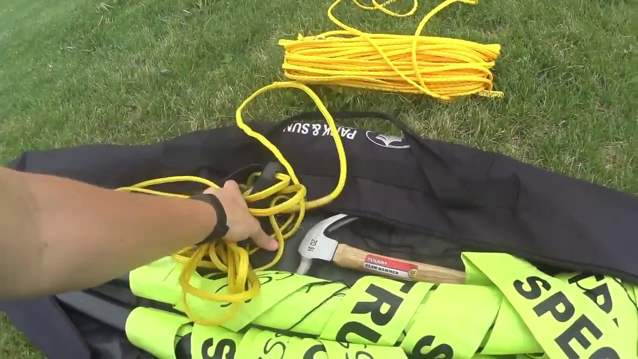How to put up a Park and Sun Volleyball Net-Sports Monster