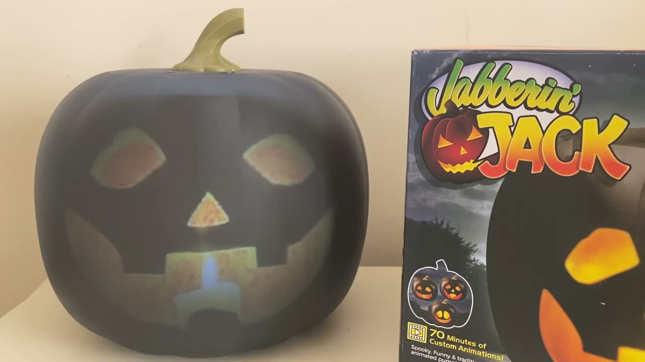 ALL 70 MINUTES Mindscope 2022 - Jabberin’ Jack Animated Talking Singing Projector Black Pumpkin