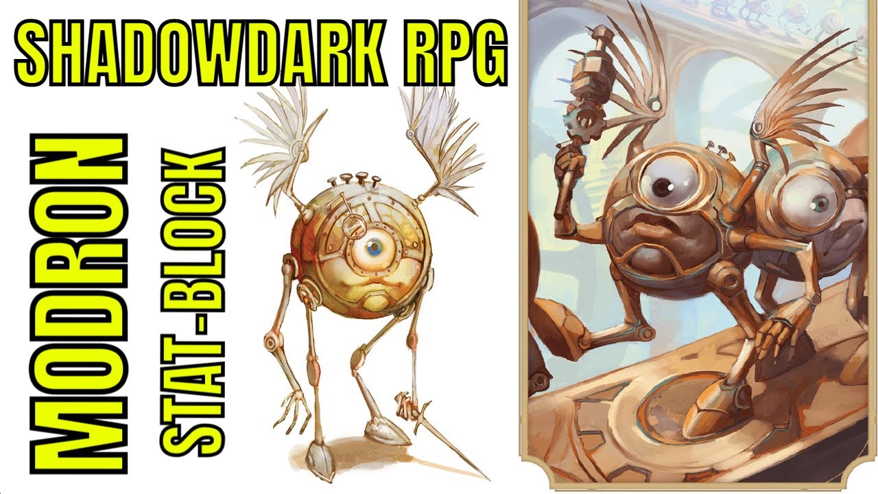 BUILDING SHADOWDARK MODRON MONSTER STAT-BLOCK 🔴#4k LIVE