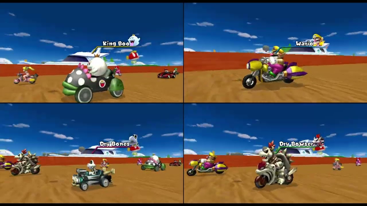 Mario Kart Wii Custom Tracks ✦ 4 Players #521