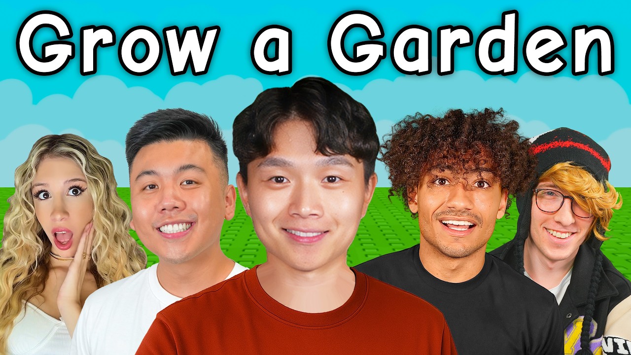Completing Every YouTuber Dare in Grow a Garden