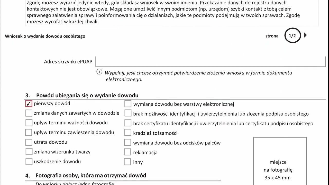Złożenie wniosku o wydanie dowodu osobistego w Urzędzie Gminy w Żukowie