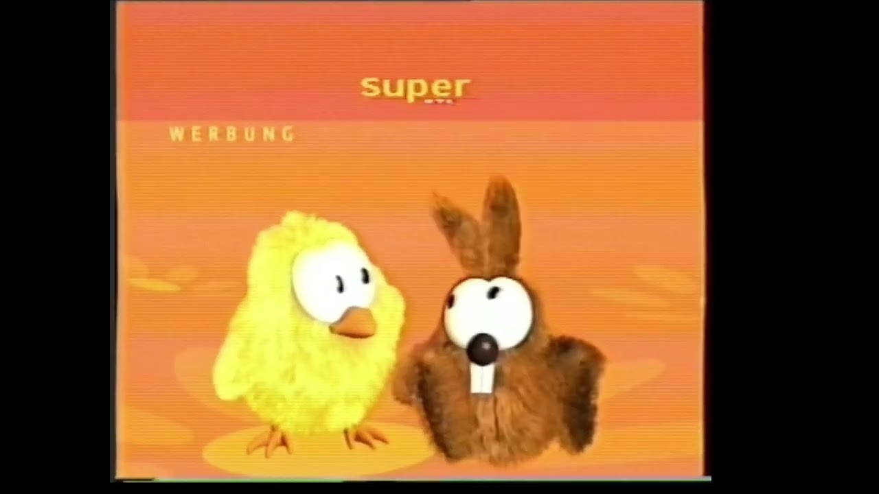 Super rtl Toggolino Werbeblock / Werbung / Trailer / idents / Abspann Ostern  2003