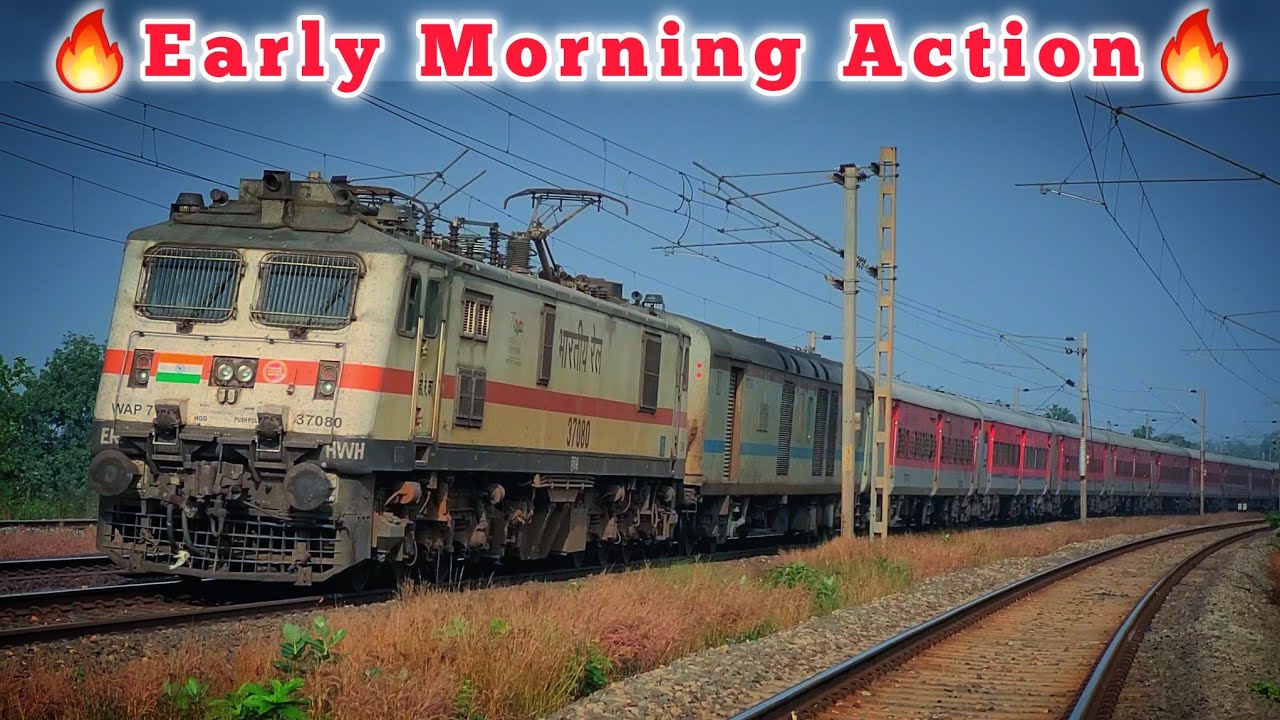 Train Manager APPLIED BRAKE For Senior Passengers | TRAIN ANNOUNCEMENT | SPEEDEST WAP7+LHB TRAINS 🔥🔥