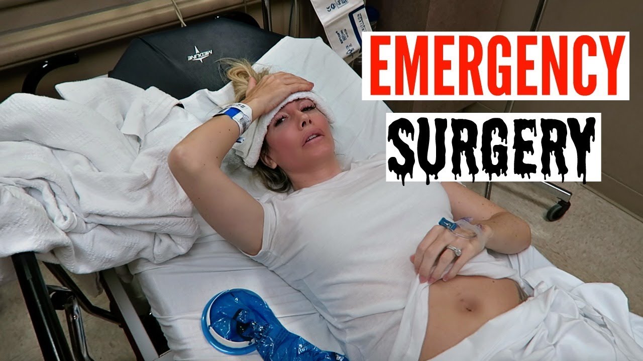 RUSHED INTO EMERGENCY SURGERY