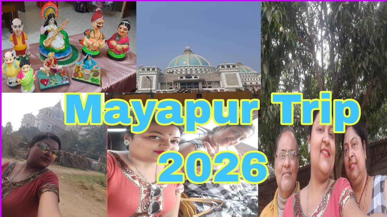 One Day Tour To Mayapur ✌||Mayapur Iskon Mandir Vlog❤