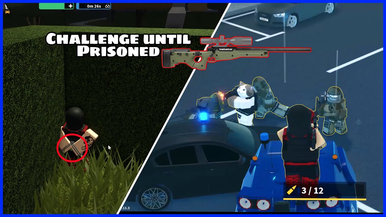 SNIPER ONLY CHALLENGE UNTIL PRISONED🚔!! EMERGENCY HAMBURG👮‍♂️!!