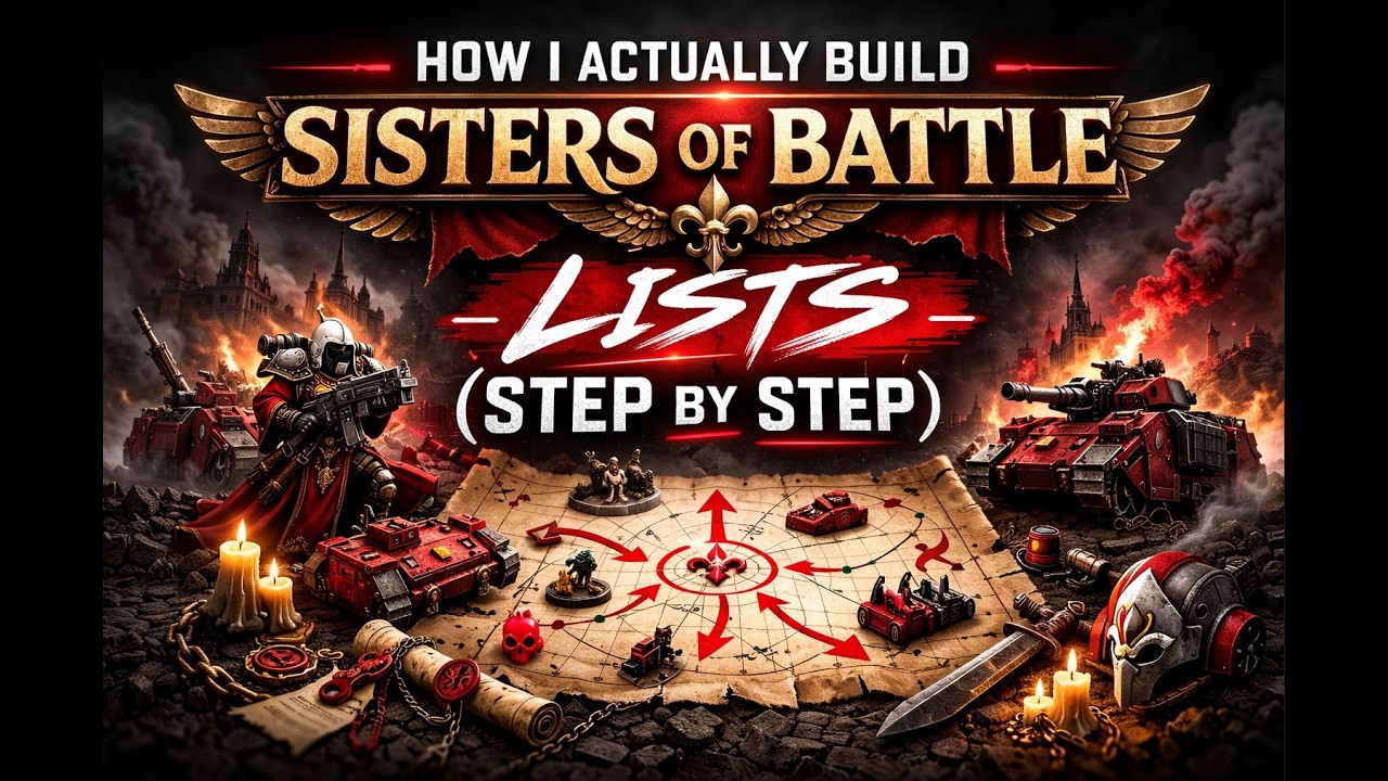 How I Actually Build Sisters of Battle Lists (Step by Step)