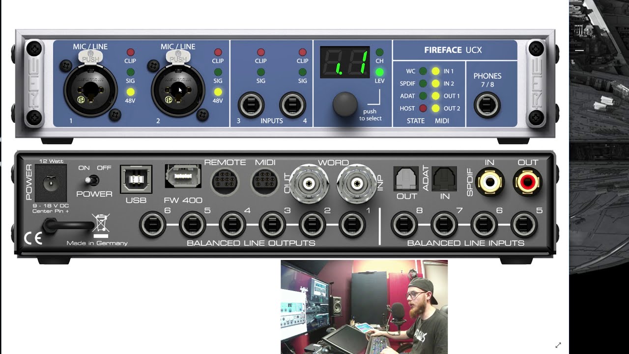 Scheda Audio RME e Total Mix