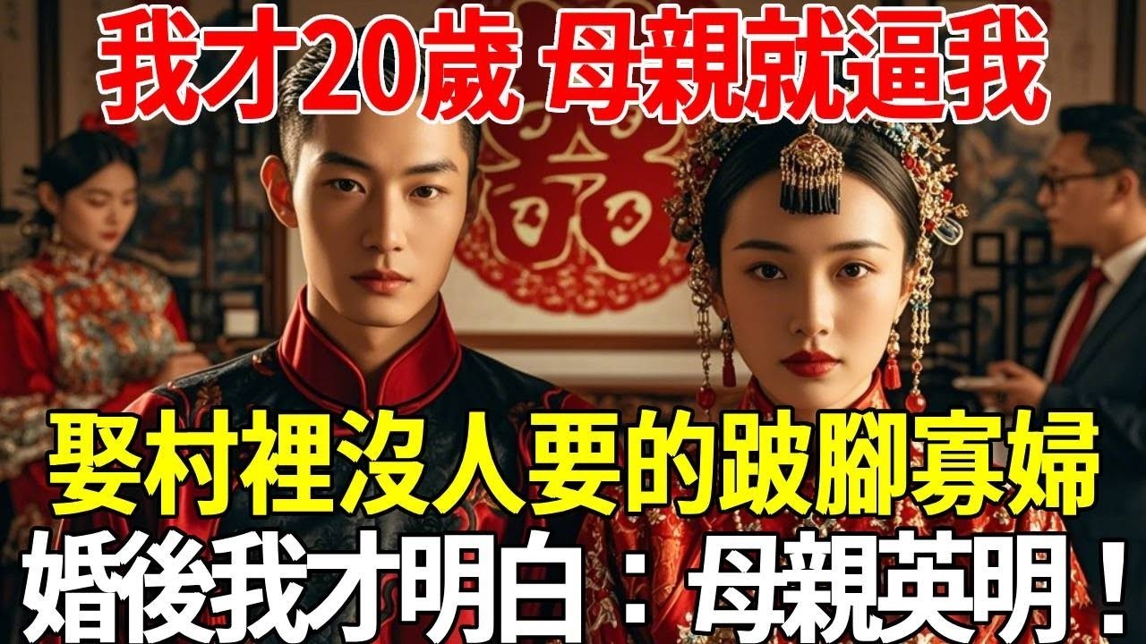 我才20歲 母親就逼我，娶村裡沒人要的跛腳寡婦，婚後我才明白：母親英明！#蝴蝶飛飛 #民間故事 #奇聞趣事 #古代小說#懸疑#老年情感