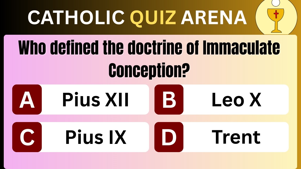 Immaculate Conception Explained Quiz | Why It Is NOT About Jesus’ Birth 🤯📖