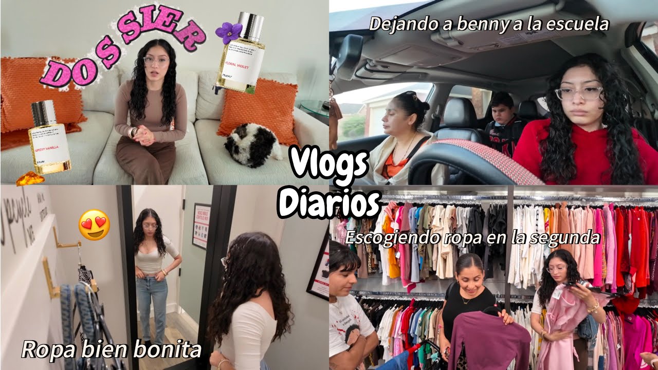 Dejando a Benny a la 🏫 | mi mama tiene cita🥲| fuimos a la segunda😍🎀| perfumes de Dossier⭐️