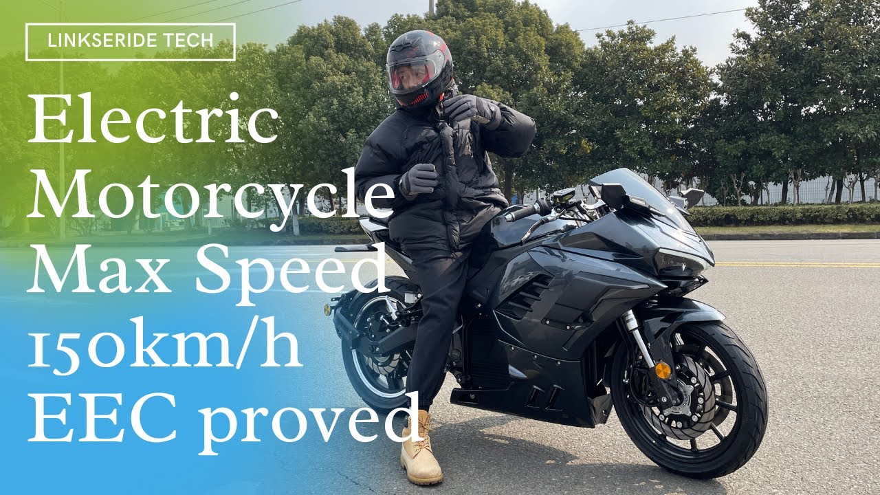 High-speed Electric Motorcycle Hurricane Max Speed 150kmph EEC DOT Proved