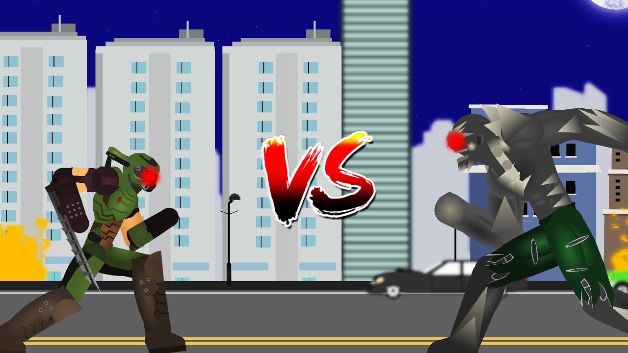 Doom slayer Vs Doomsday - (Animations)
