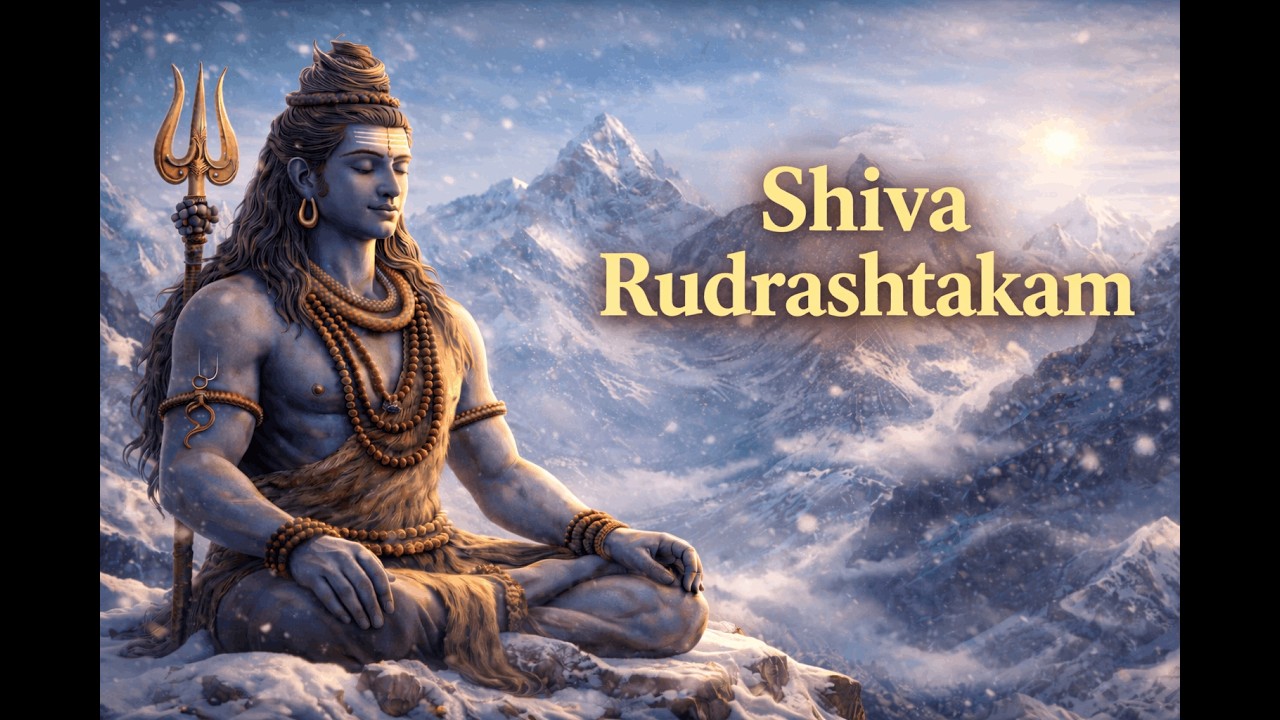 नमामीशमीशान निर्वाणरूपं | Powerful Shiva Stuti | Deep Meditation Mantra | Mahadev Meditation