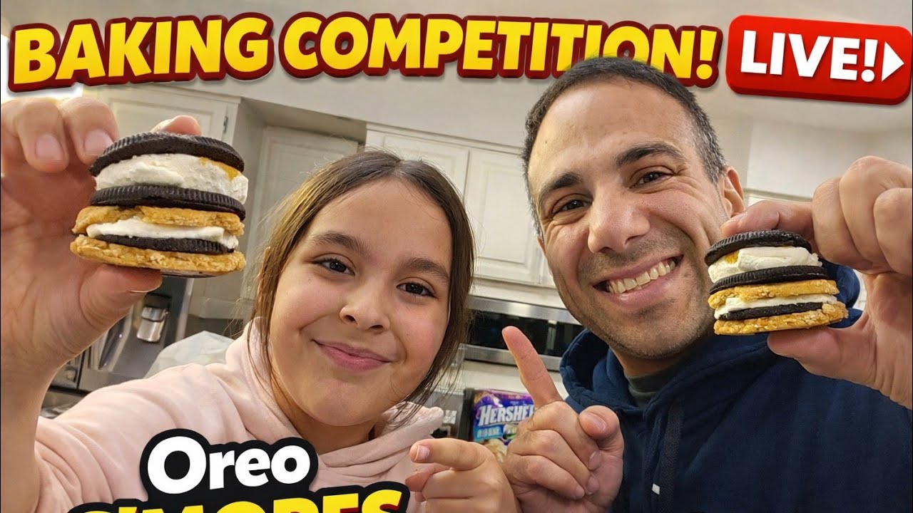 Baking oreo smores cookie