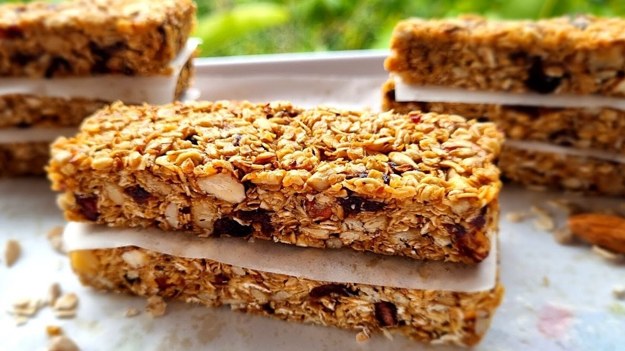 BARRITAS DE AVENA SIN HORNO CASERAS Sin Azúcar Refinada SALUDABLES VEGANAS Recetas de Gri