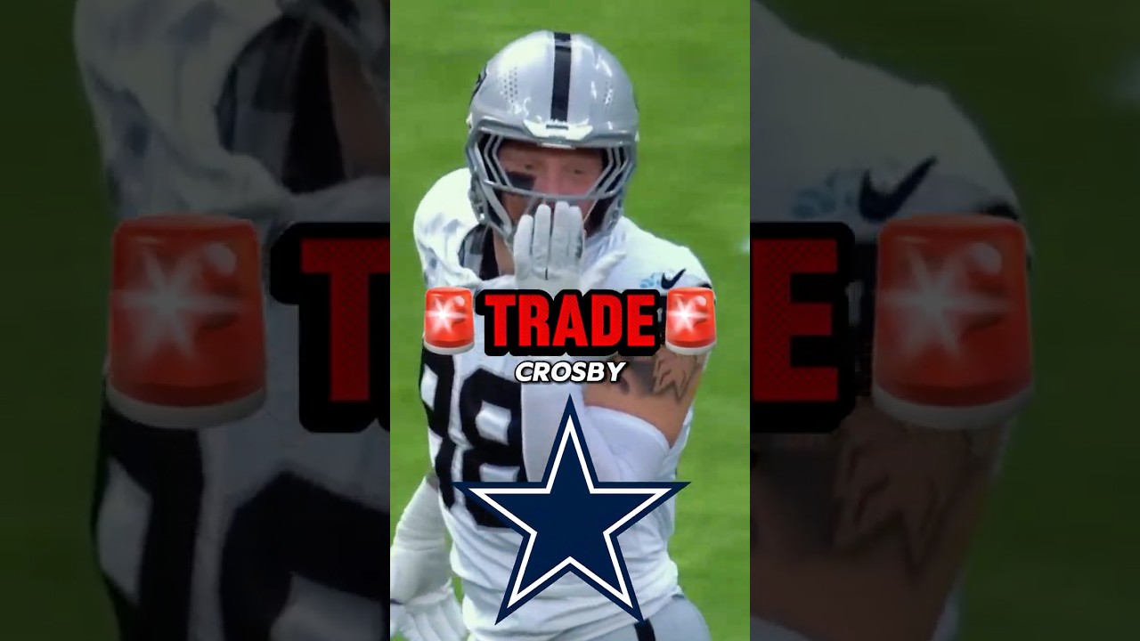 MAXX CROSBY TRADE 🚨 to the Dallas Cowboys 😱 #maxxcrosby #dallascowboys #nfl #nfltrade #cowboys