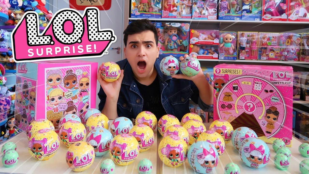 ABRINDO VARIAS BONECAS LOL SURPRESA NA LOJA DE BRINQUEDOS GANHEI ULTRA RARA!!!
