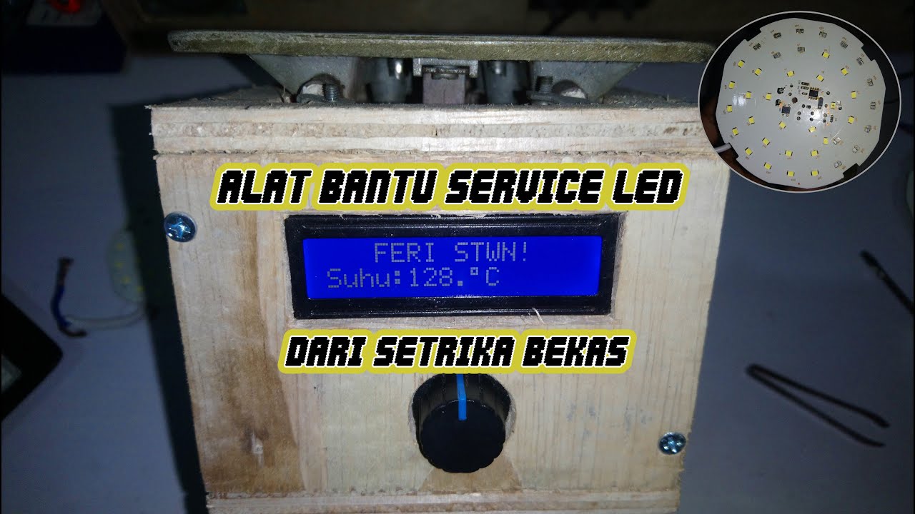 Alat Bantu Lepas LED SMD Dari Setrika Bekas | DIY