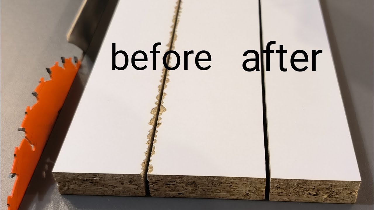 Top 3 ways to cut laminated chipboard without chipping.