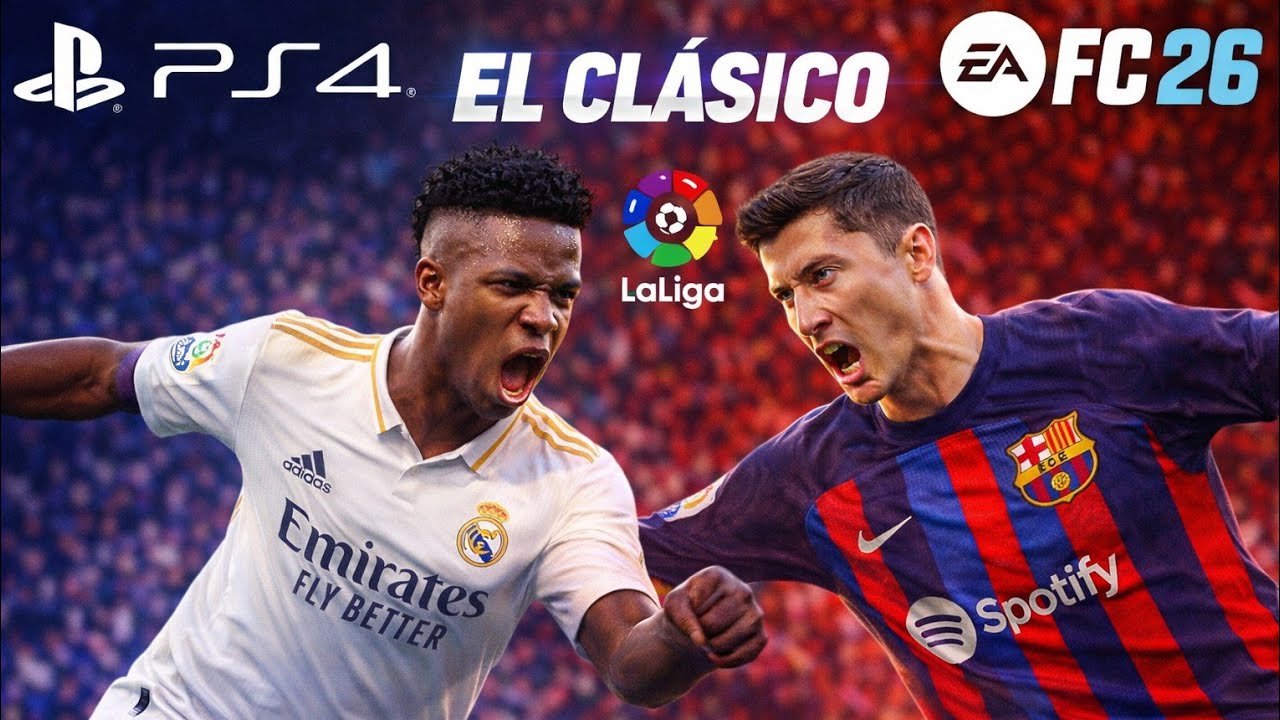EL CLÁSICO SHOCK 😱 | Real Madrid 5-0 Barcelona | FC 26 PS4