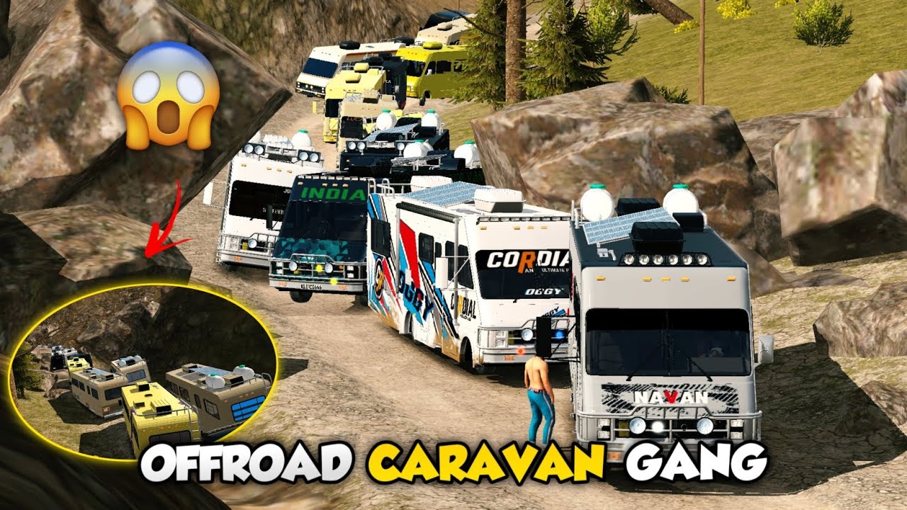 Caravan കൊണ്ട് offroad കേറിയപ്പോൾ 😱🔥🔥